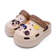 FENTINA Sandal Platform Anak Tinggi Olahraga Nyaman Anti Licin Sepatu Sendal Baim Wedges Anak Laki