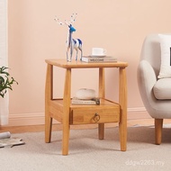 Corner Small Table Simple Balcony Side Solid Wood Sofa Cabinet Coffee Table Full Side Simple Table S