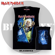 BLAXROXX® | Iron Maiden® | [SL-IRM005] | เสื้อยืดคอกลม แขนกุด | สกรีนลายคมชัด ไม่หลุดลอก | Cotton100%