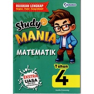 BUKU RUJUKAN ( 2025 ) : STUDY MANIA MATEMATIK TAHUN 4 ( EKSTRA UASA )