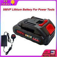 588VF 15000mAh Lithium Battery For Cordless Impact Wrench/Electric Tool Replacement Battery Large Ca
