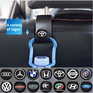 1 Pc Car Luminous Headrest Hook Back Seat Vehicle Multifunction Hanger Portable Kereta Accessories