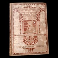 Antik Buku Belanda Besar Lama SEXUEELE ZEDEN IN WOORD EN BEELD 1930an