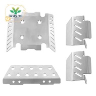 Metal Chassis Kit +Axle Cover Kit for 1/8  Allrock 1/8 H8h V1v2 RC Car Parts