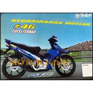 Cover Set + Stripe Sticker + Spoiler Original HLY Yamaha 125 125ZR Y125ZR 46 #46 Edisi Terhad Limite