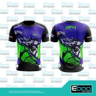 Tshirt Work From Home 02 Eboq Sublimation / AA Baju WFH Microfiber Big Plus Size / WFH shirt