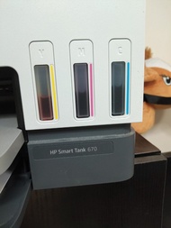 HP Smart Tank 670 打印機連一set墨水