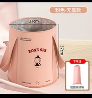 現貨 / 5層加厚浸腳桶 可折疊  泡腳桶  冬天家用 便攜式  足浴  洗腳盆  宿舍保溫  泡腳袋 加厚