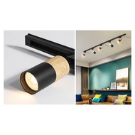 Wooden Track Light / Muji Track Light / Lampu Track Light / High Quality