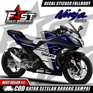 BISA COD Decal Ninja Fi 250 Fullbody Sticker Full Body Kawasaki Ninja FI 250 CC Ducati Striping Ninj