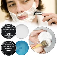 Men's Shaving Soap In Aluminum Box, 100g Handmade Soap For Wet Shaving, Rich Lathering J1z4