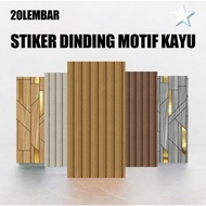 20PCS Wood Motif Wall Paper 30x60CM Vinyl Marble Granite Ceramic Sticker Cabinet Wallpaper Dinding W