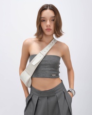 HIGHCHIC - GREY KNIT TUBE - Áo len quây ống - Xám - Kiểu dáng sang trọng