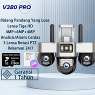 V380 Pro CCTV 3 Lens 3 Zoom 10X Rotation PTZ APP 12MP Two-Way Communication Night Vision Alarm