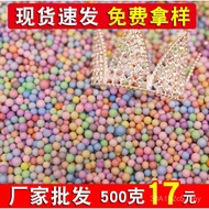 Meteor Borong Bola Busa Macaron Berwarna-warni, Bola Gelembung, Manik Busa Kecil, Pengisi untuk Hias