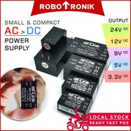 Hi-Link HLK (AC-DC) Converter Module AC (240V 230V 220V) to DC (5V 9V 12V 24V) Power Supply Small Ti