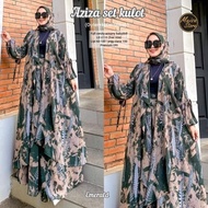 SL Aziza set kulot, yoora Set pashmina 3 in 1 (READY)