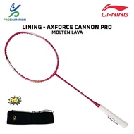 New ! Raket Badminton Lining Axforce Cannon Pro Ax Force Cannon Lava - Citymartt