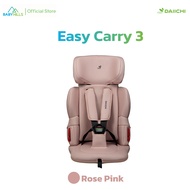 DAIICHI - Easy Carry3 Carseat (BELT/FIX) คาร์ซีทแบบพกพา สำหรับเด็ก1-7 ปี เบาะนุ่มสบาย (แถมฟรี กระเป๋