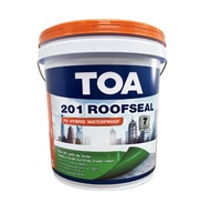TOA ROOFSEAL 201 กันซึมหลังคา สีขาว/เทา/เขียว 20 กก. อะคริลิกกันซึมคุณภาพสูง ป้องกันน้ำรั่วซึม งานซ่