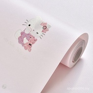 Children's Room Wallpaper Cat Pink Bedroom helloKitty Eco-friendly Boys Girls Wallpaper Room Cartoon