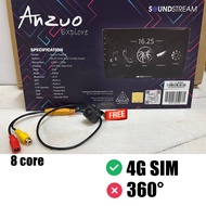 Soundstream 4+64gb Anzuo Explore 360 parking Android Player with Carplay Android Auto 48 Band EQ DSP