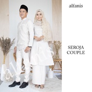 Baju Nikah Seroja Couple Nude Champagne