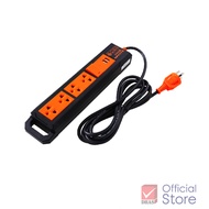 Illumix ปลั๊กไฟ 4103T USB 4 ช่อง 1 สวิตซ์ 3 เมตร