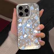 Creative Niche Dreamy Floral Bow Compatible for  Apple 15promax 14plus Haute Couture 13pro Personali