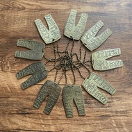 SINSO Mini Brass Jeans Keychain Bag Charm Keychain Pendant