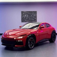 1: 22 Ferrari FUV Car Model Purosangue Simulation Alloy Car Model Collection Purosangue SUV Car Mode