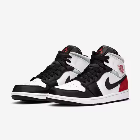 Nike genuine Air Jordan 1 AJ1 men's mid top cushioned sports basketball shoe 852542-100