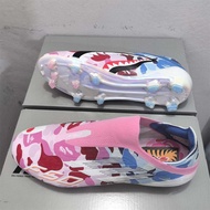 F50 Elite Messi FG Laceless Men's Knitted Soccer Shoes Anti-slip and Wear-resistant Football Shoes