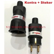 LEGRAND 16A IP44 Waterproof Rubber Plug + Counter
