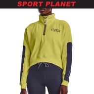 Under Armour Women Run Trail Crop Half Zip Sweatshirt Baju Perempuan (1374473-720) Sport Planet 23-1