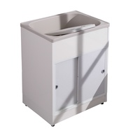 [特價]LOGIS 背板防水 升級版 有門櫃體洗衣槽62*48CM(洗手台)A2011-升級版