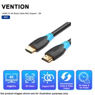 VENTION HDMI 2.0 4k Black Cable ARC support - 2M