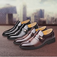 【OLA MALL
】Mens Loafers Shoes Size 48 Italian Leather Office Shoes Men Dressing Shoe Men Brown Black Formal Shoes for Man Wedding Dress