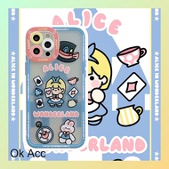 FH26 Softcase Shockproof Protection Alice Cartoon Xiaomi Redmi 9 Prime 9A 9i 9C 9T Note 8 Pro 9 poco