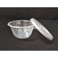 EC 12oz PP Round Container (50pcs±) 12oz / 350ml / Disposable Plastic Food Bo /C12 / Bekas Makanan