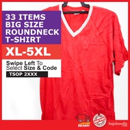 Tshirts Bundle Saiz Besar PLAIN (Size : XL-5XL) Baju Bundle Big Size T-shirt Bundle Oversize Baju Bu