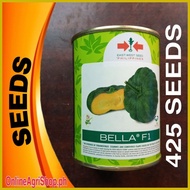 ☃ ◩ ⭐ BELLA F1 HYBRID SQUASH SEEDS (50 GRAMS OR 425 SEEDS) EAST WEST SEEDS