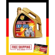 S2U Boscher Gear Oil Manual Transmission Oil EP 90 4Liter GL-5 Extreme Pressure Protection 4L Minyak