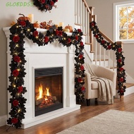 GLOBDDSS Halloween Maple Leaf Rose Vine, Gothic Style Lifelike Maple Leaf Garland, Wedding Maple Lea