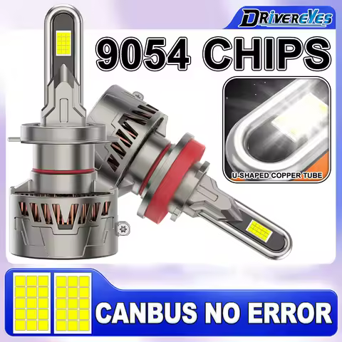Drivereyes H4 Led h8 h9 Headlights No Error K5C H7 880 881 H11 H1 HB3 HB4 9005 9012 HIR2 30PCS 9054 
