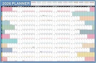 2026 Yearly Wall Calendar - Yearly Wall Calendar 2026, 2026 Calendar, Jan 2026 - Dec 2026, 23.1" x 3