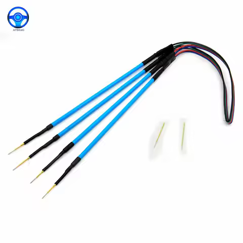 High Quality 4pcs/Set OBD II Scanner Probe Pens For ECU Board With Connect Cable Replacement LED BDM