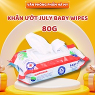 Combo 5 Packs of July Baby Wipes 80g