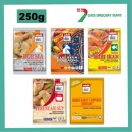 7DAYS: 250GM |ADABI SERBUK KARI AYAM DAGING |SERBUK KARI IKAN |SERBUK REMPAH SUP | SERBUK REMPAH KUR