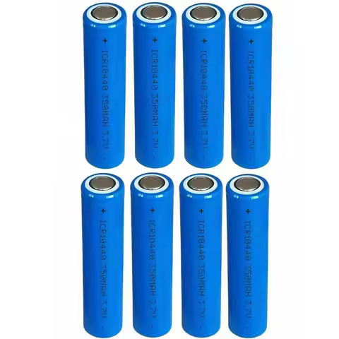 8pcs/lot AAA Rechargeable Battery 3.7V 350mAh 10440 Lithium Suitable for Beauty Instruments & Power 